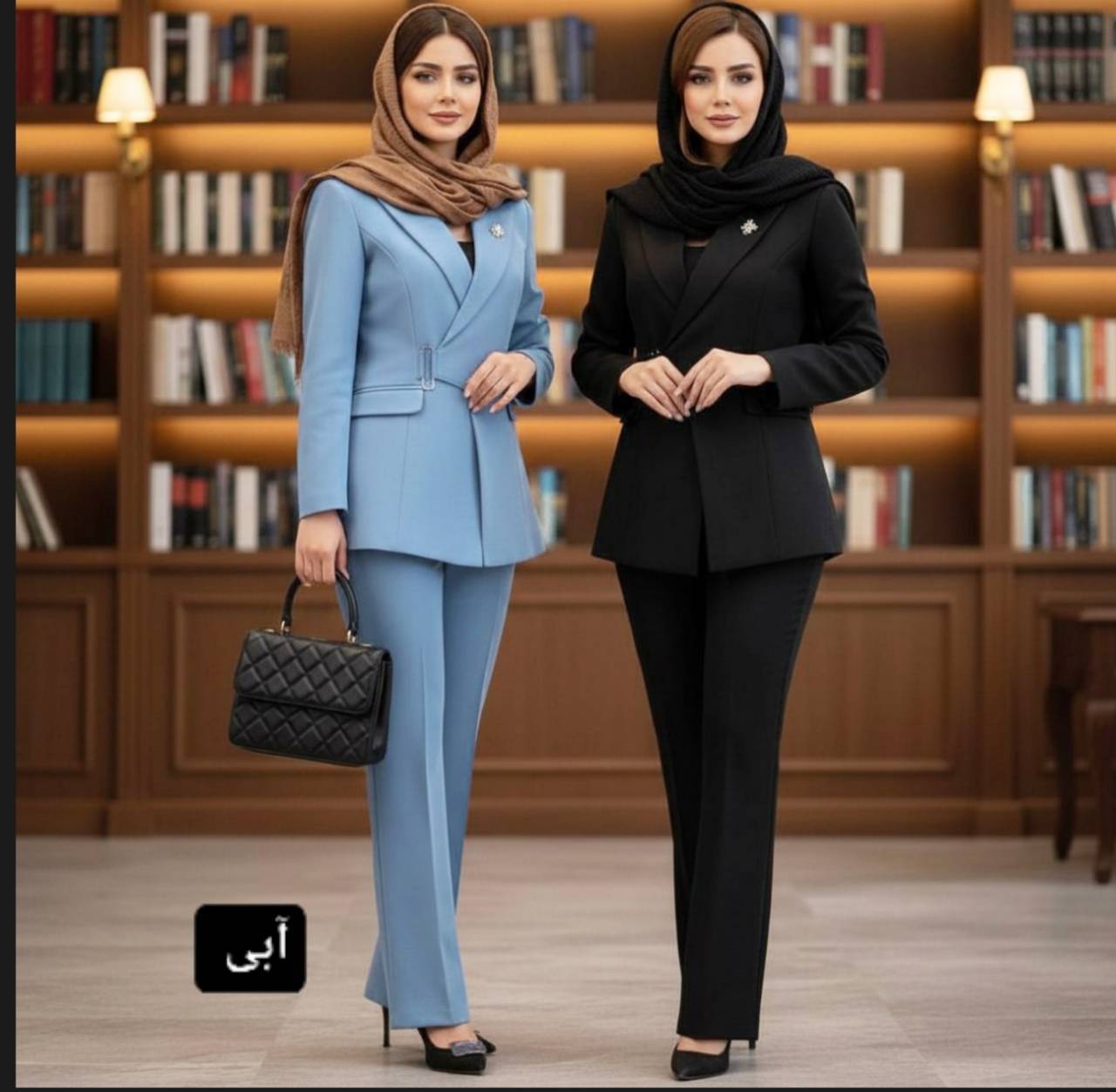 ست کت و شلوار مجلسی و بیرونی زنانه بیتا مازراتی درجه یک و فری سایز از ۳۸ تا ۴۶
