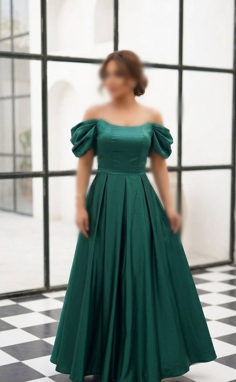 لباس مجلسی زنانه فلور ساتن ال ایکس درجه یک و خوش دوخت ، لباس مجلسی زنانه و ظریف خوش دوخت فلور سایز ۳۶ تا ۴۴