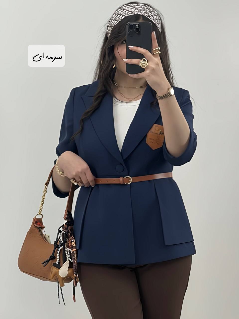 کت تک زنانه مهسان با کمربند و جیب چرم مجلسی و بیرونی و مهمانی ، کت تک مازراتی گرم بالا شیک و درجه یک با رنگهای شیک